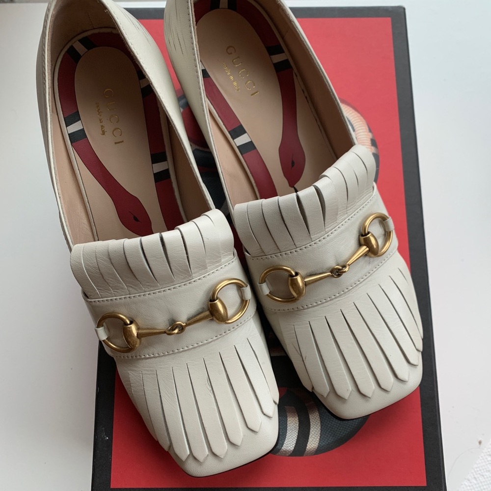 Gucci Block Heel Loafers/Espadrilles